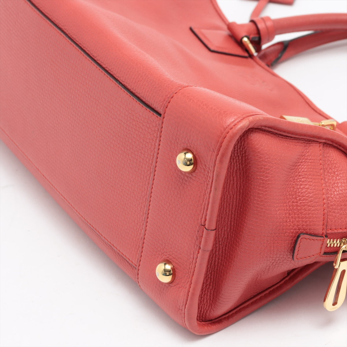 Loewe Amazona 36 Leather Handbag Red
