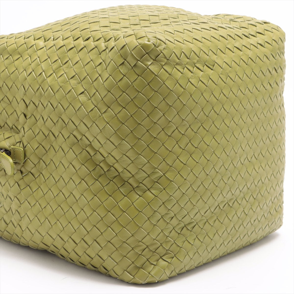 BOTTEGA VENETA INTRECCIATO Leather Shoulder Bag Green