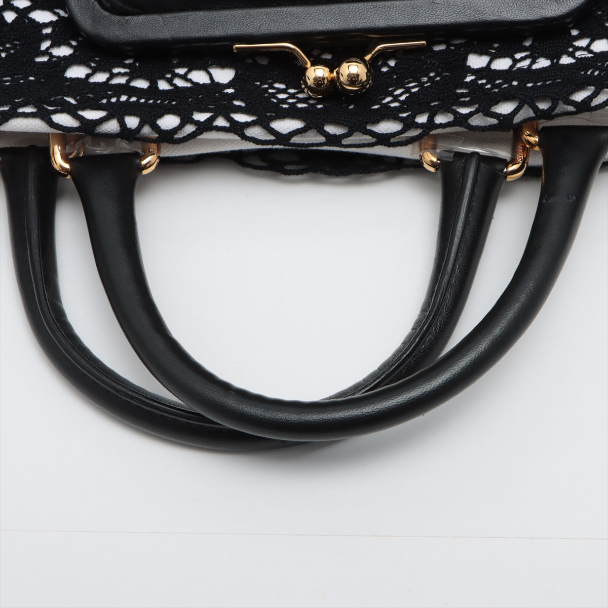 Dolce &amp; Gabbana Canvas 2WAY Tote Bag Black